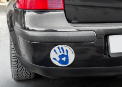 Magnetka na auto Tu som v bezpečí