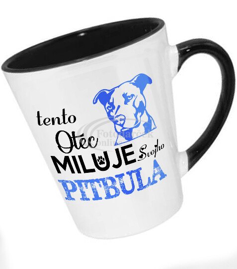 Tento otec miluje svojho pitbula - Farba: Červená, Typ: Farebné vnútro a uško