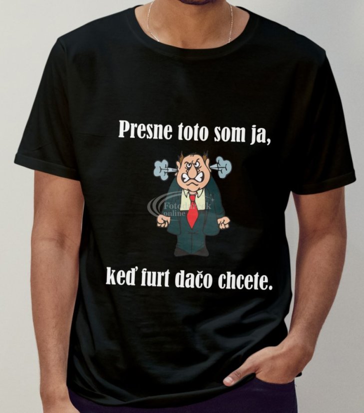 Toto som ja, keď furt dačo chcete. - Farba: Červená, Veľkosť: 5XL, Typ: Pánske