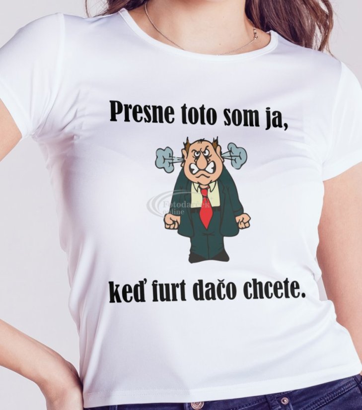Toto som ja, keď furt dačo chcete. - Farba: Červená, Veľkosť: 5XL, Typ: Pánske
