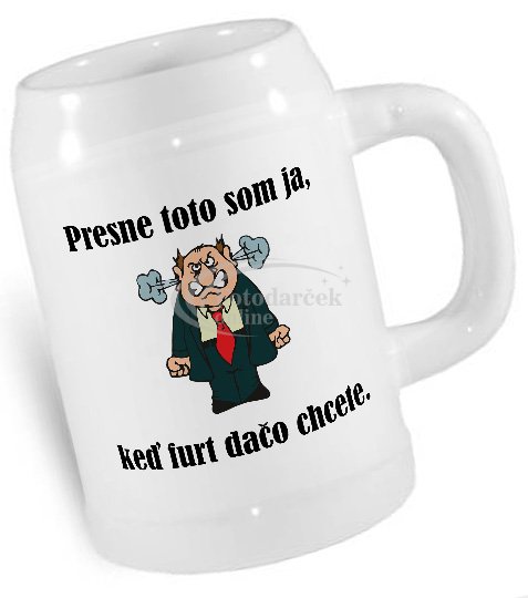 Toto som ja, keď furt dačo chcete. hrnček - Farba: Sivá, Typ: Farebné vnútro a uško