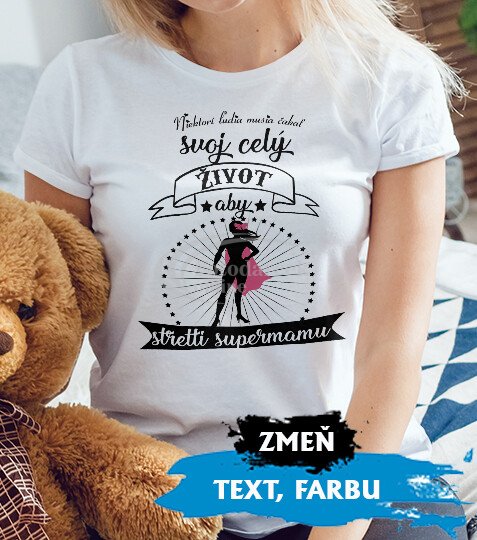 Supermama - Farba: Oranžová, Veľkosť: M, Typ: Dámske